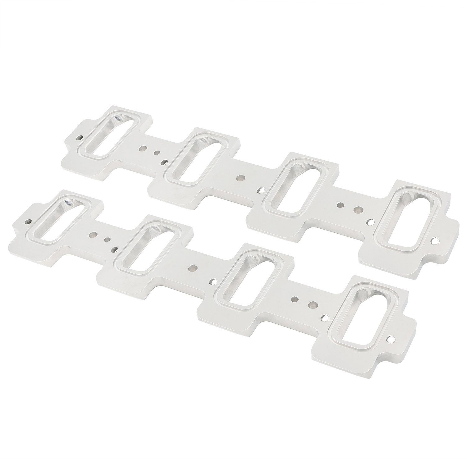 LS Rectangle Port Cylinder Head to Cathedral Intake Adapters - ICT Billet 551317