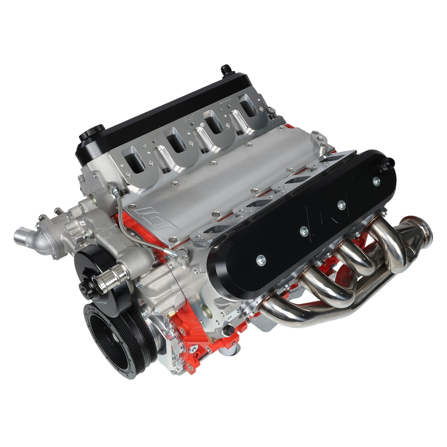 LS Rectangle Port Cylinder Head to LS7 Intake Manifold Adapter Plates - ICT Billet INA-LS3-LS7