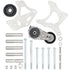 LS Swap Alternator Bracket LS1 LS3 LSX LQ4 LQ9 4.8L 5.3L 6.0L - ICT Billet 551780-3