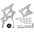 LS Swap Alternator & Power Steering Bracket Kit Camaro LS1 GTO LS2 Compatible with BMW 330i E46 - ICT Billet 551796-2