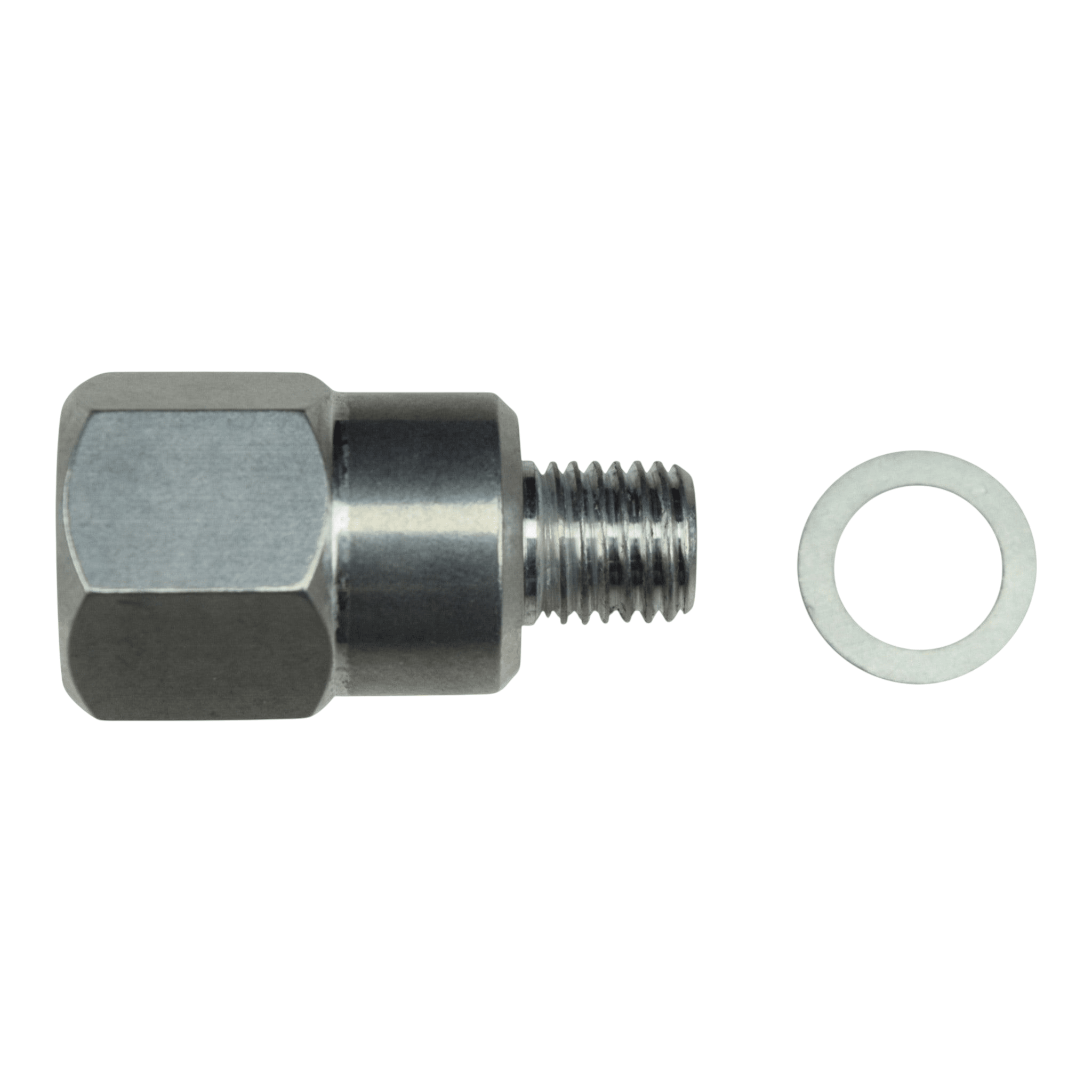 LS Swap Coolant Temperature Sensor Sending Unit Adapter M12 1.5 to 3/8 NPT LS1 - ICT Billet 551179