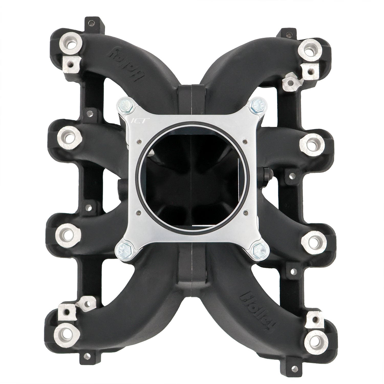 LS Throttle Body to 4150 Intake Manifold Adapter Plate - ICT Billet TB-4150-102