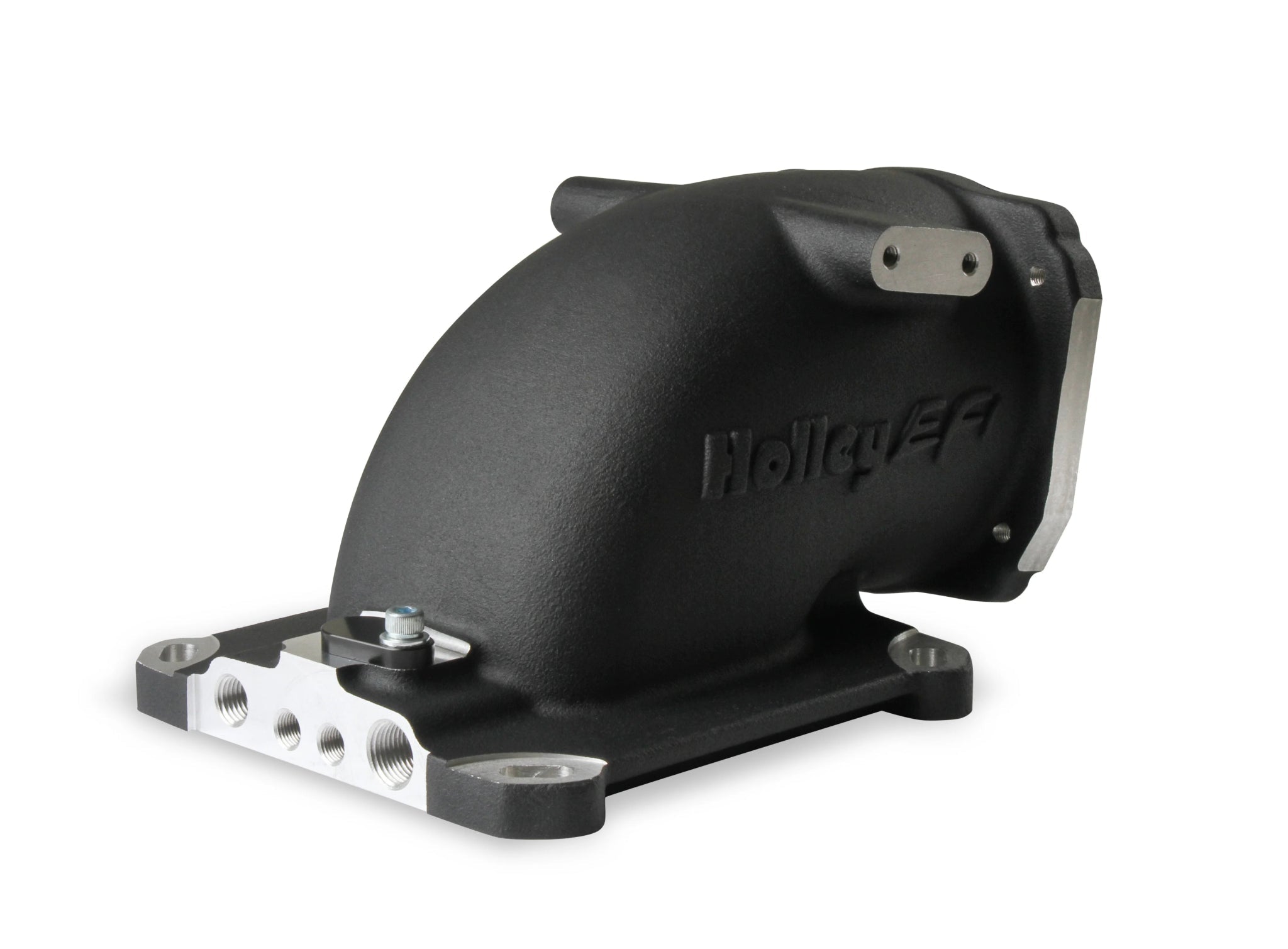 LS Throttle Body to 4150 Intake Manifold Elbow Adapter - ICT Billet HLY-300-240BK