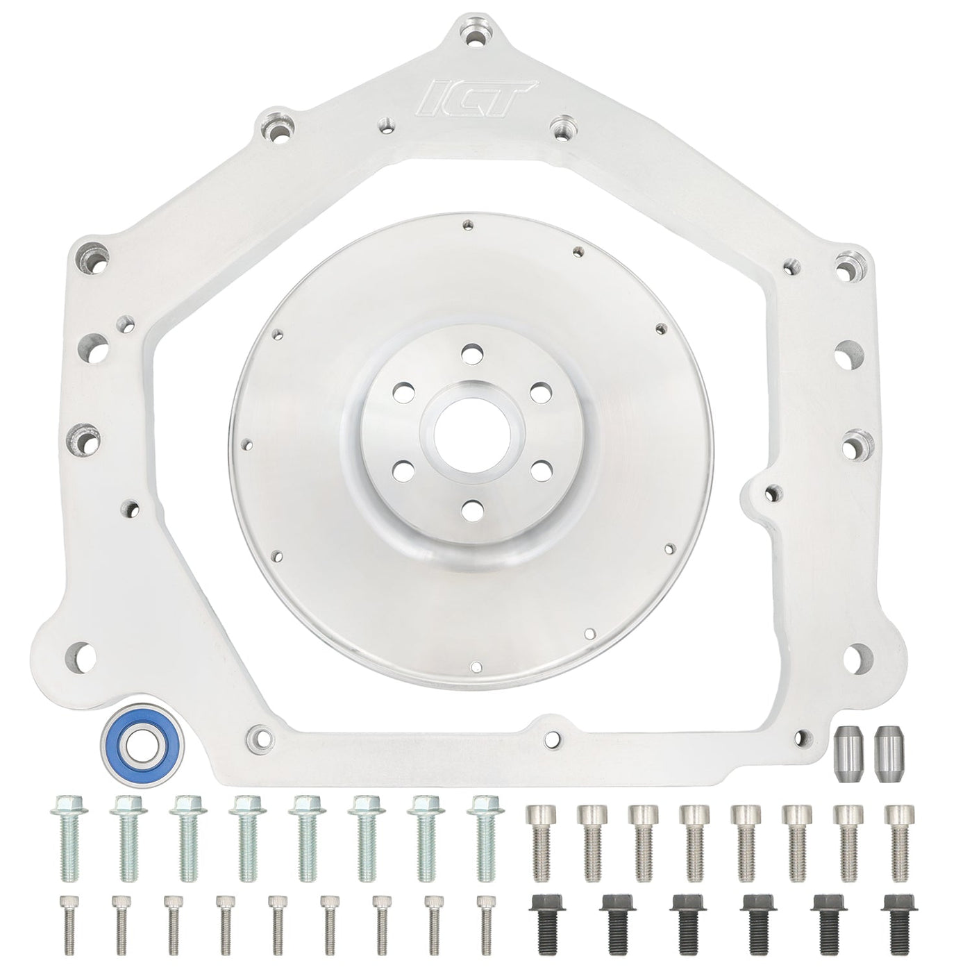 LS to Graziano Transaxle Transmission Bellhousing Adapter and Flywheel ...