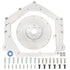LS to Graziano Transaxle Transmission Bellhousing Adapter and Flywheel - ICT Billet 551098 - LMB01