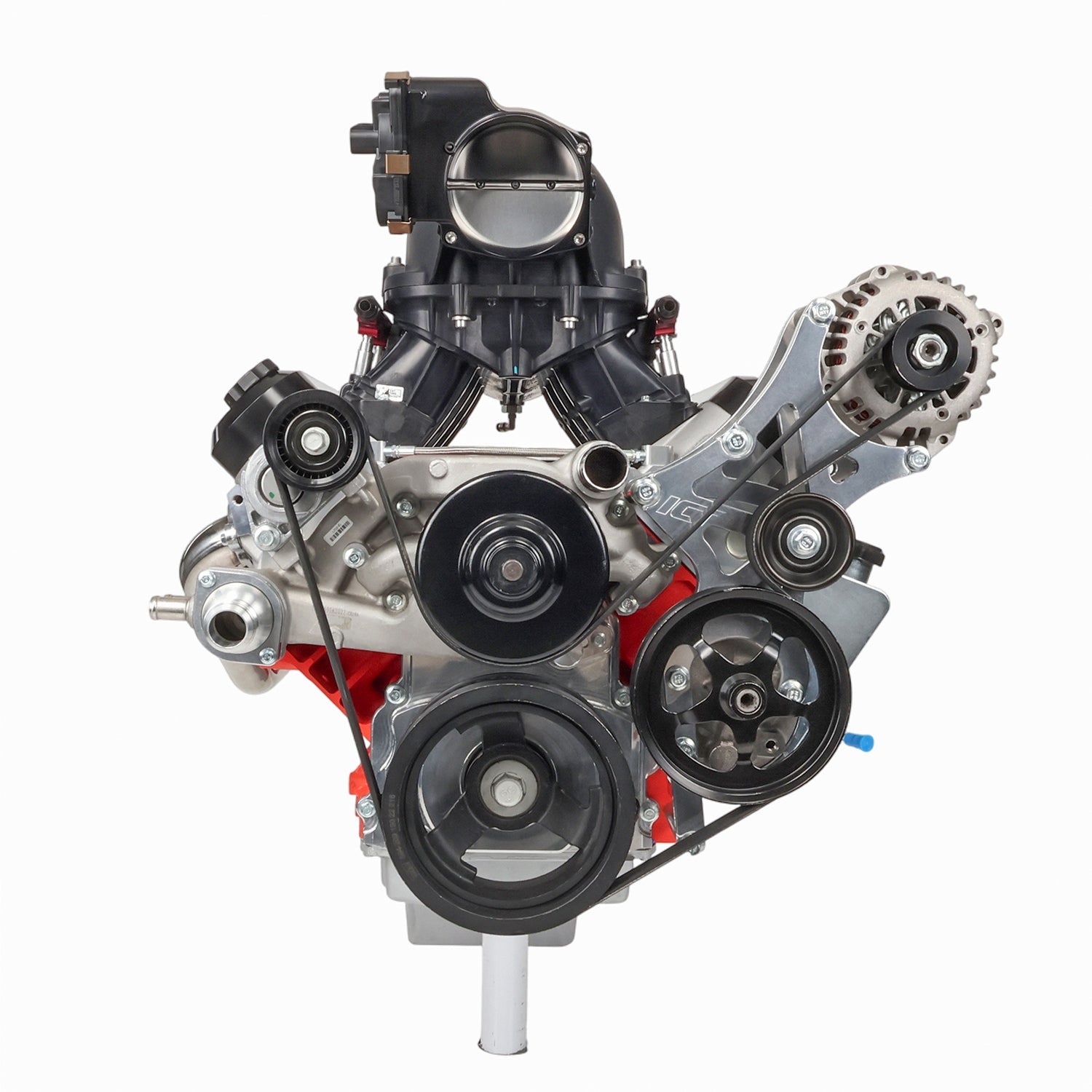 LS Truck Alternator and Power Steering Kit Driver Side - ICT Billet 551519X - 3