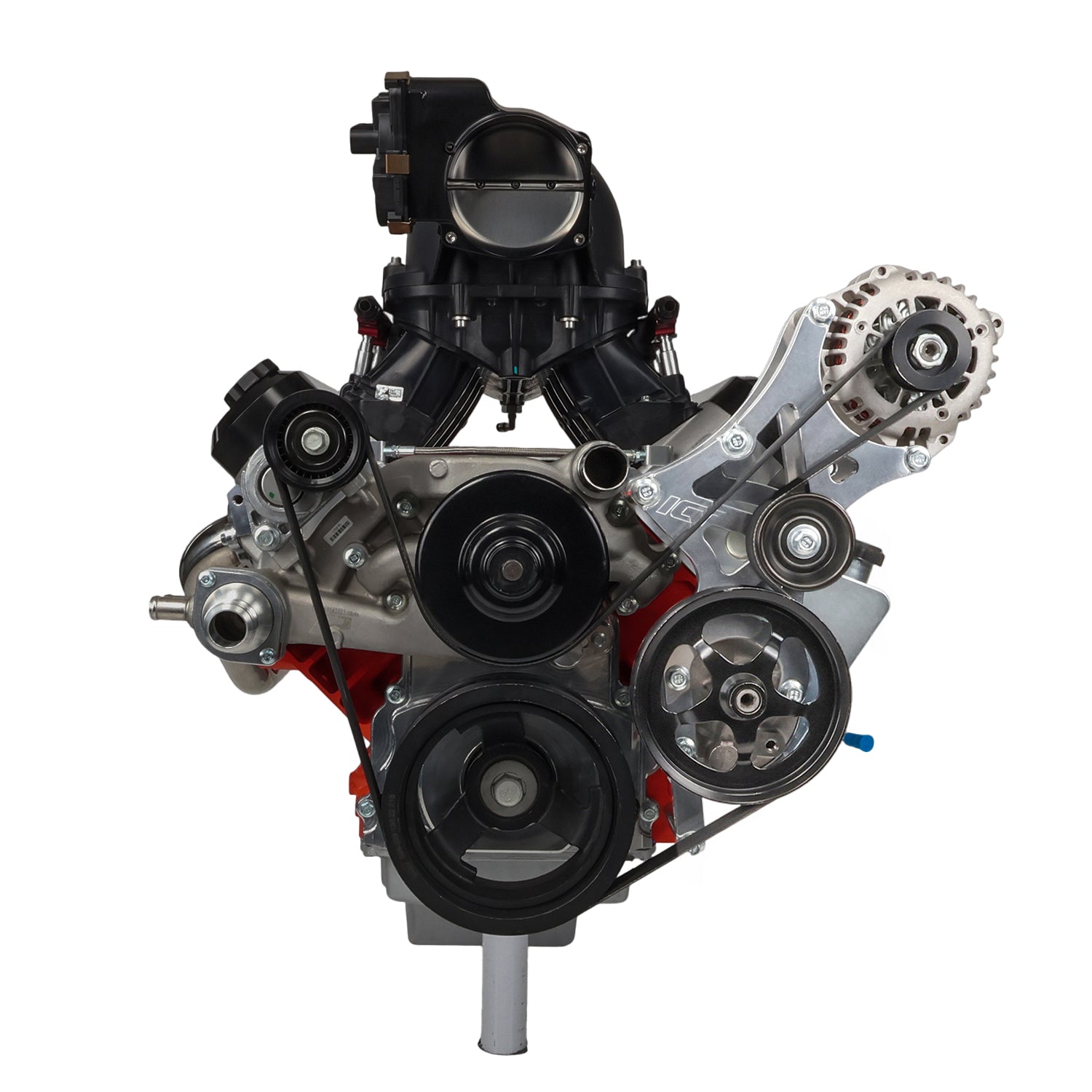 LS Truck Alternator and Power Steering Kit Driver Side - ICT Billet 551519X - 3