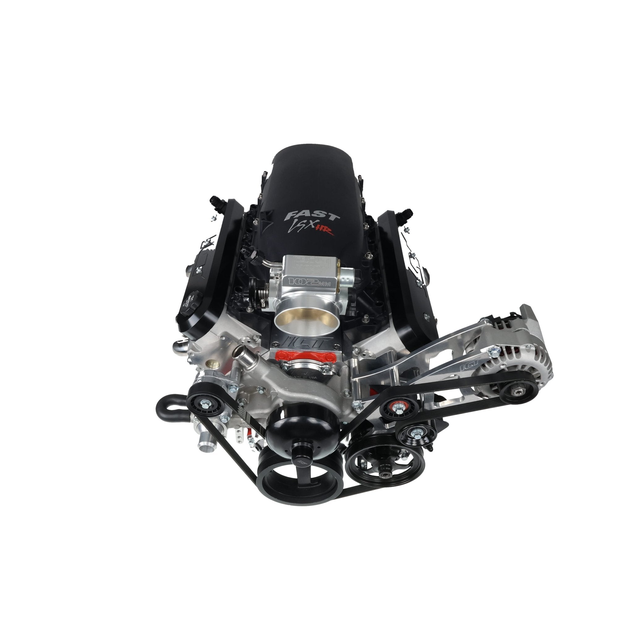 LS Truck Alternator and Power Steering Kit Driver Side with Extra Alternator Clearance - ICT Billet 551519XL - 3