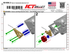 LS Truck - Alternator & Belt Tensioner Relocation Bracket Turbo LSX (uses LS1 WP) - ICT Billet 551573LS0WP-3