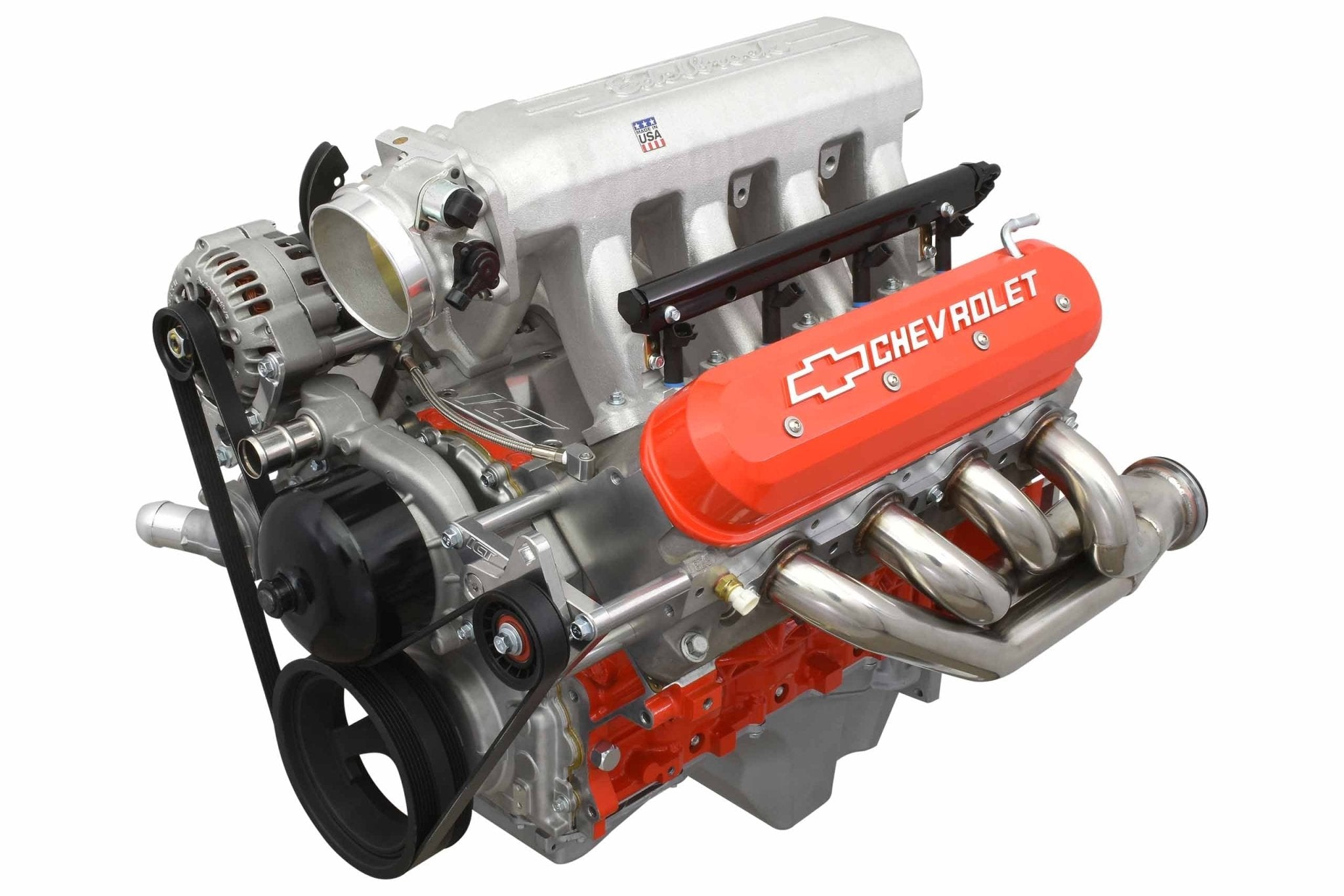 LS Truck - Alternator & Belt Tensioner Relocation Bracket Turbo LSX (uses LS1 WP) - ICT Billet 551573LS0WP - 3