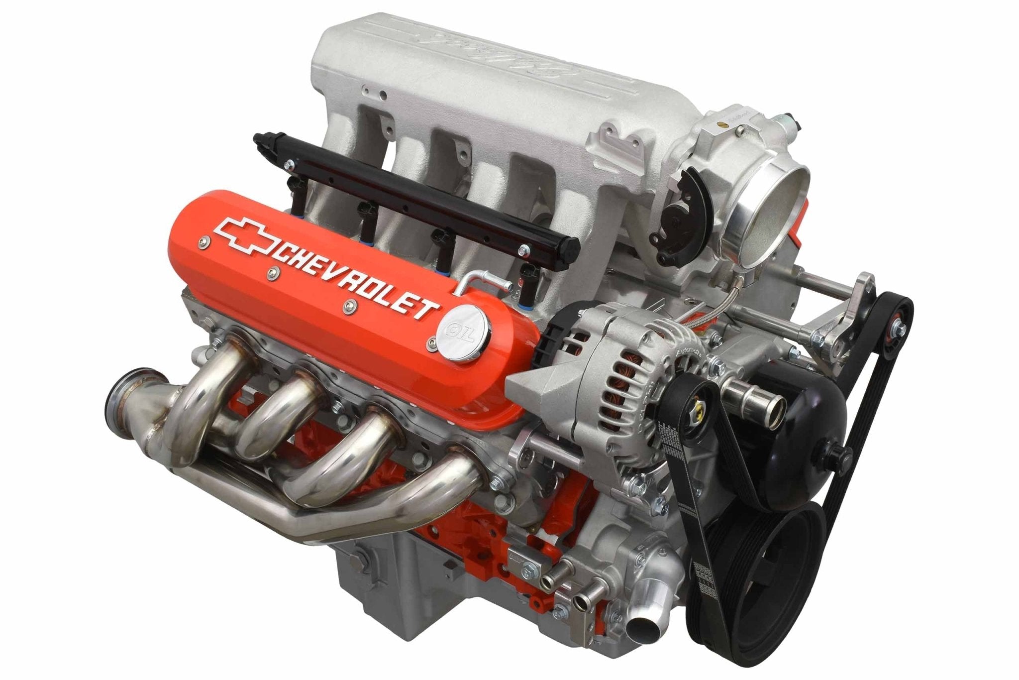 LS Truck - Alternator & Belt Tensioner Relocation Bracket Turbo LSX (uses LS1 WP) - ICT Billet 551573LS0WP - 3