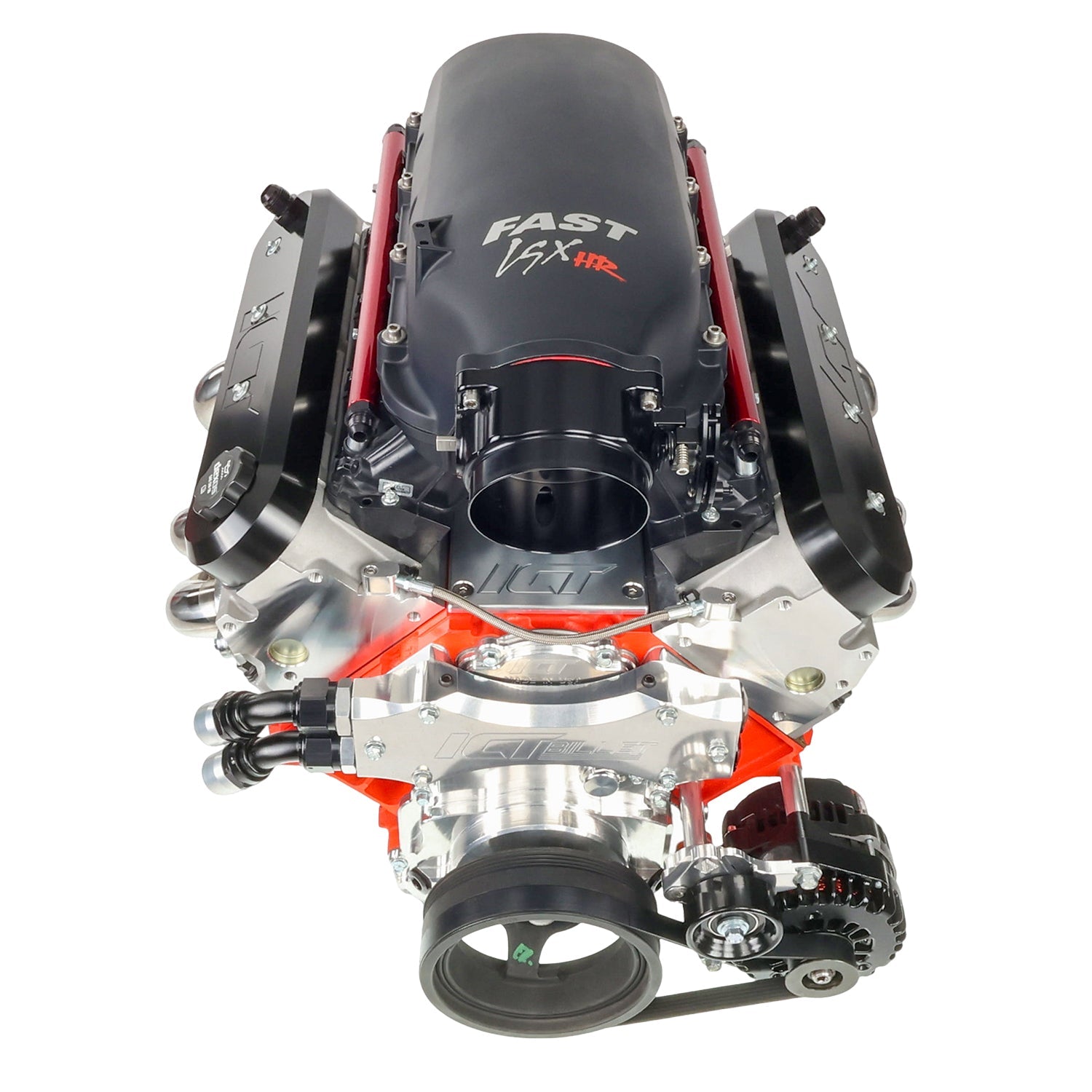 LS Truck Alternator Bracket Low Mount w/ Manual Tensioner - ICT Billet 551668T-3