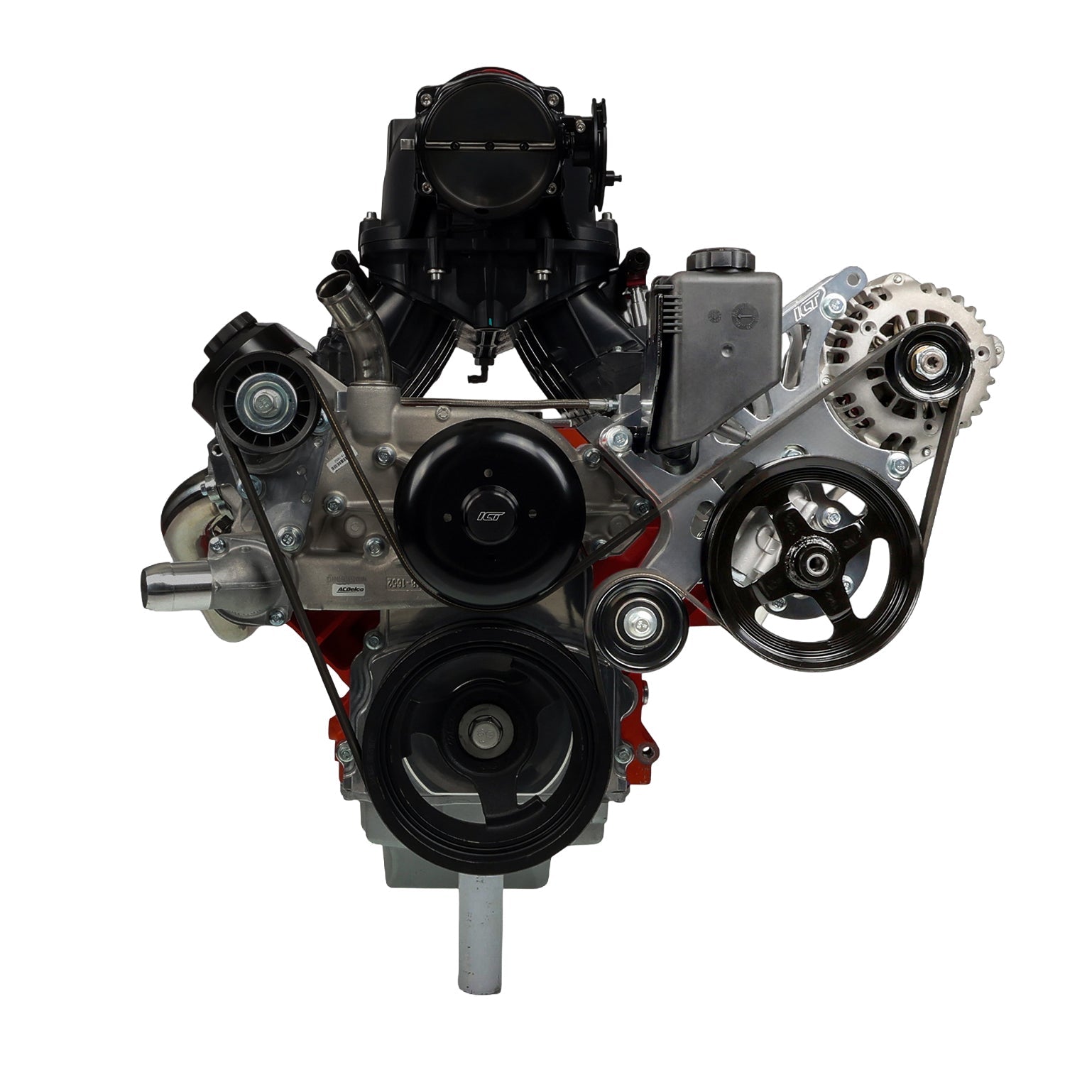 LS Truck - Alternator / Power Steering Pump Bracket Kit - ICT Billet 551521X-3