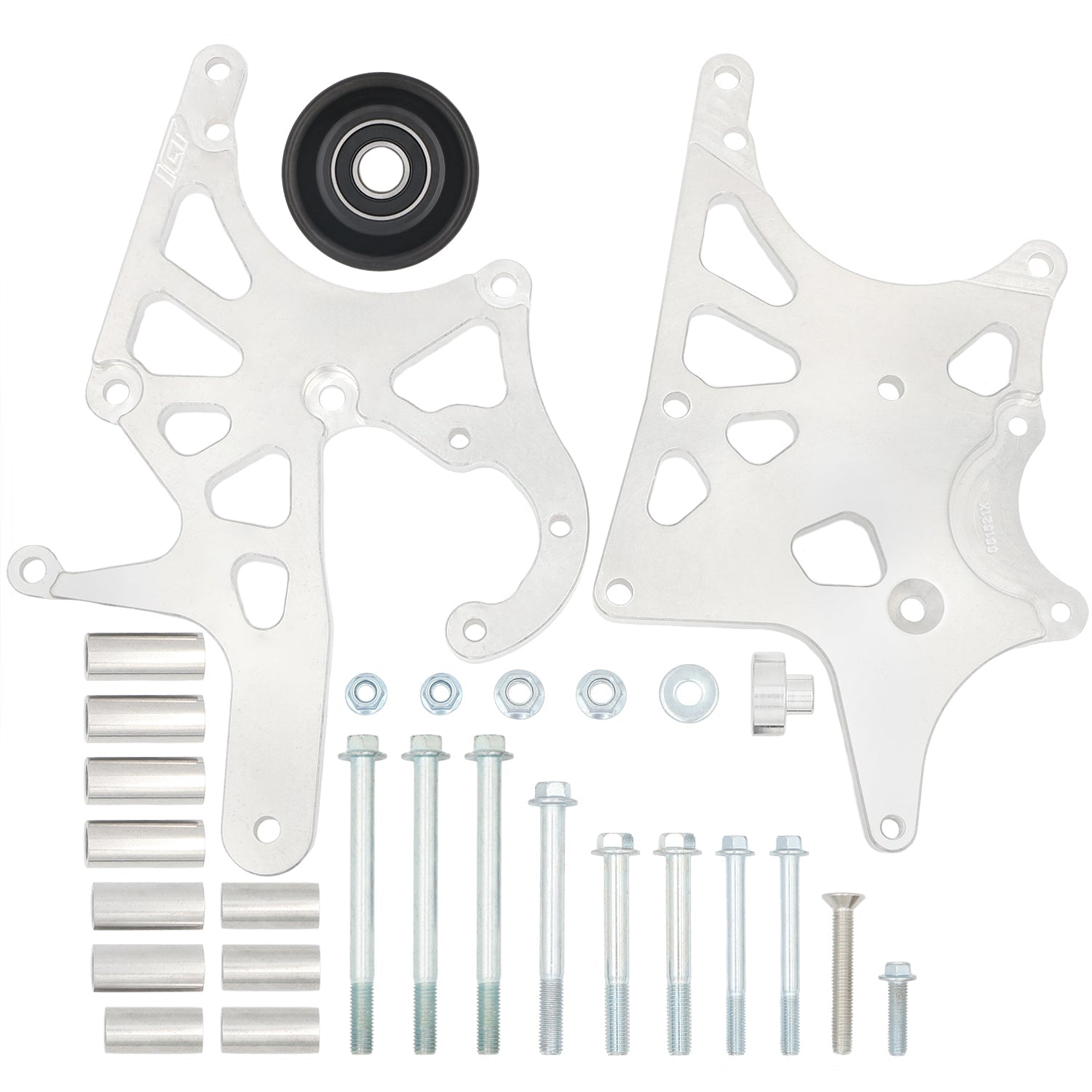 LS Truck - Alternator / Power Steering Pump Bracket Kit - ICT Billet 551521X-3