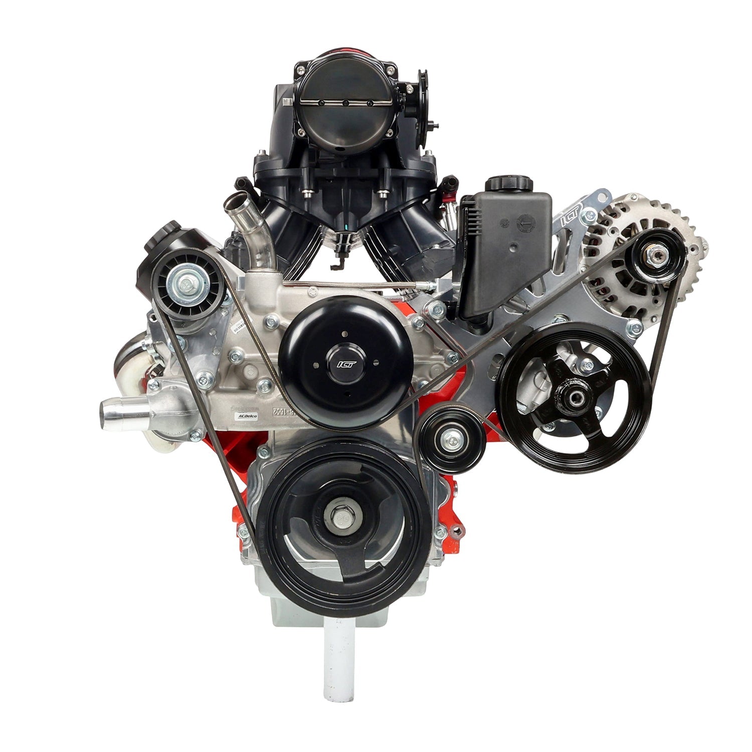 LS Truck - Alternator / Power Steering Pump Bracket Kit - ICT Billet 551521X-3