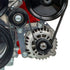 LS Truck - Billet Low Mount Alternator Bracket Kit w/ Pulley - ICT Billet 551668-3