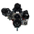 LS Truck - Billet Low Mount Alternator Bracket Kit w/ Pulley - ICT Billet 551668-3