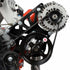 LS Truck - Black Cerakote Alternator / Power Steering Pump Bracket Kit - ICT Billet 551521X-3B