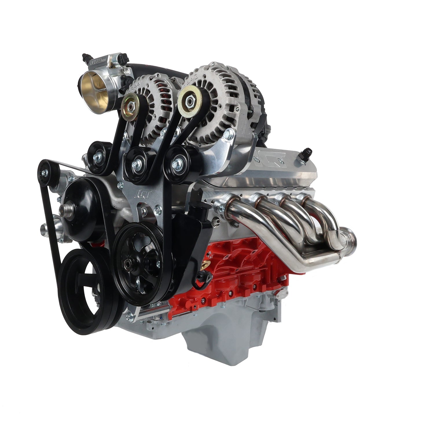 LS Truck Dual Alternator Bracket Kit - ICT Billet 551777-3DA
