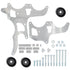 LS Truck Dual Alternator Bracket Kit - ICT Billet 551777-3DA
