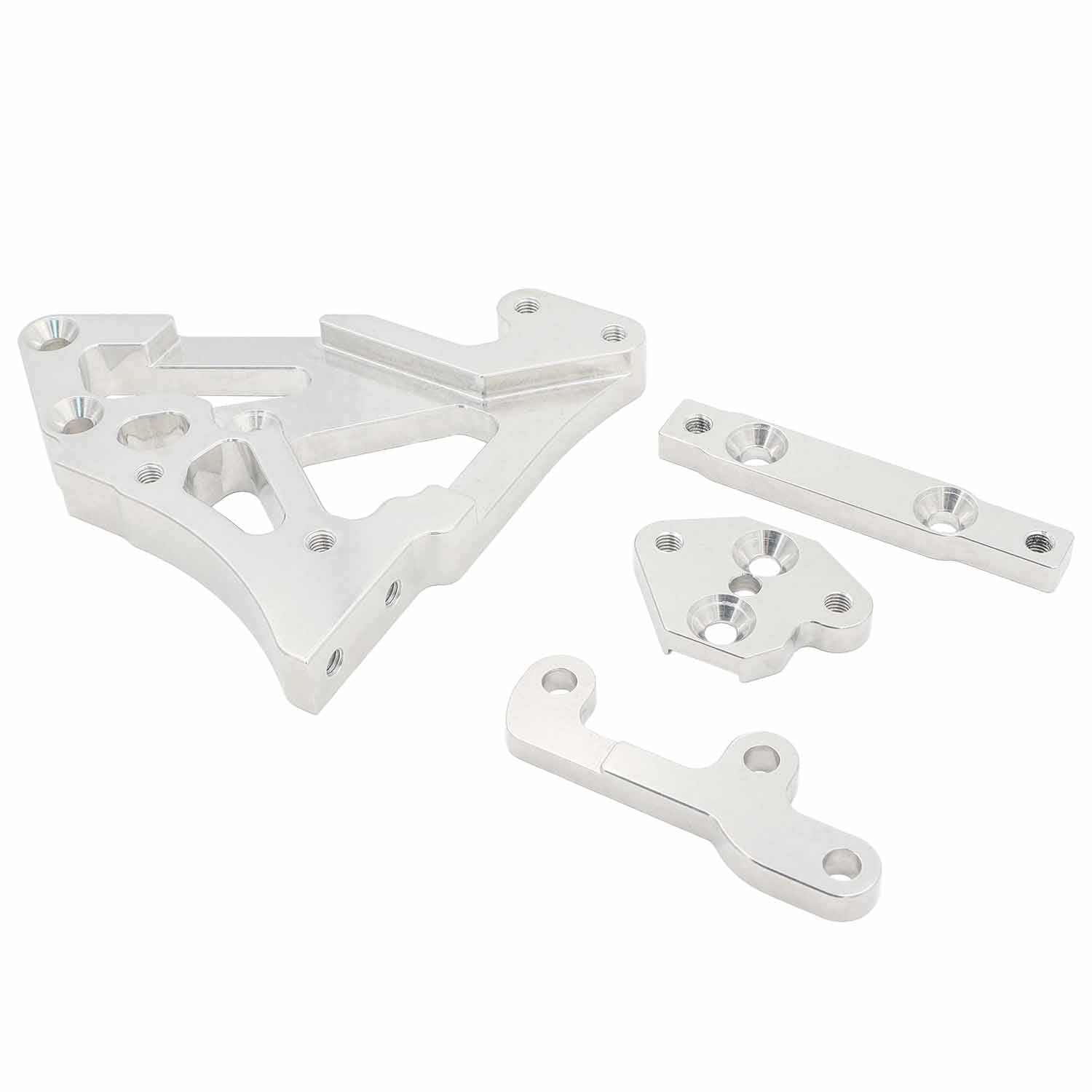 LS Truck Factory Location A/C compressor Bracket Kit - ICT Billet 551975-LS01