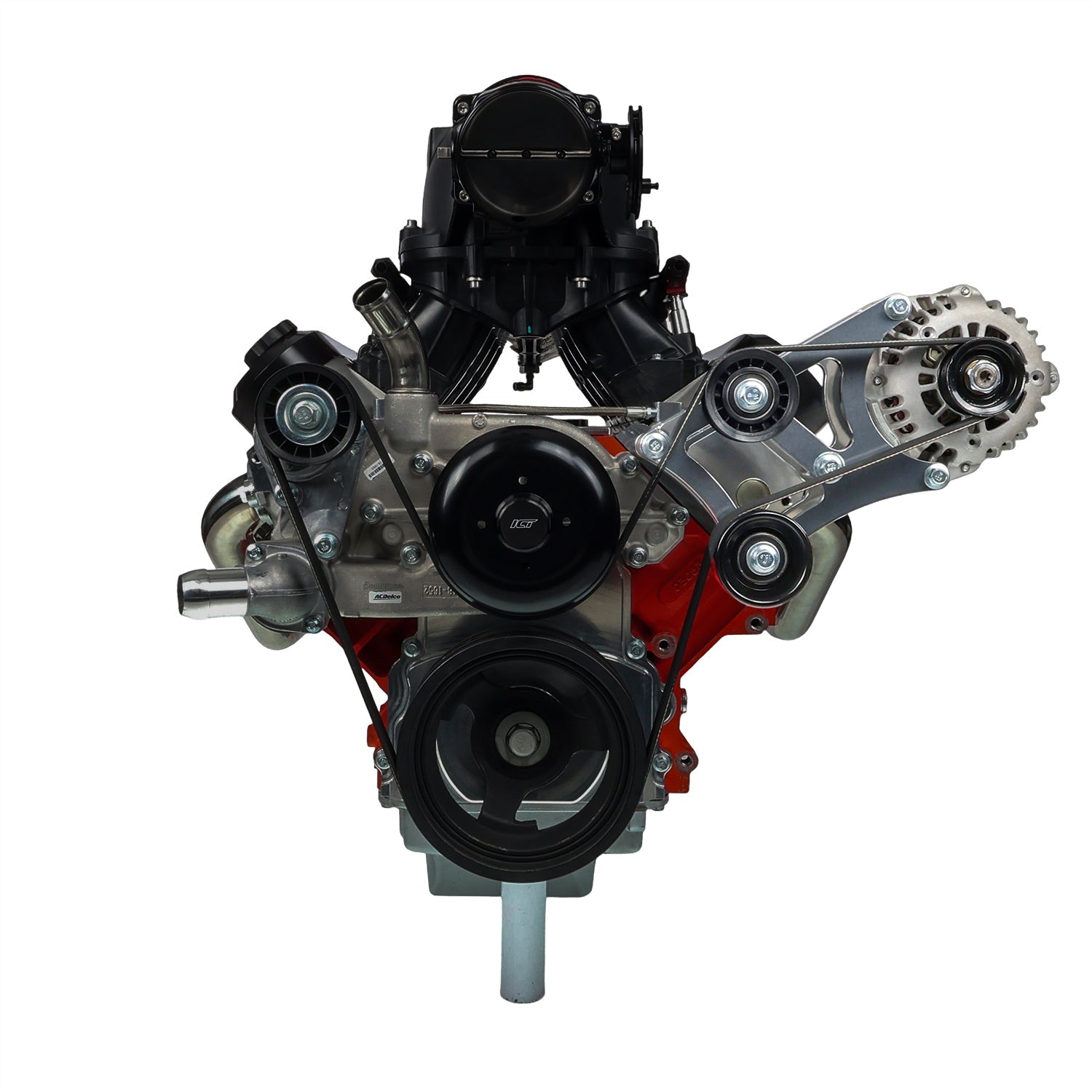 LS Truck Heavy Duty Billet Alternator Bracket Kit LSX 4.8L 5.3L 6.0L Top Driver Head Mount - ICT Billet 551566-3