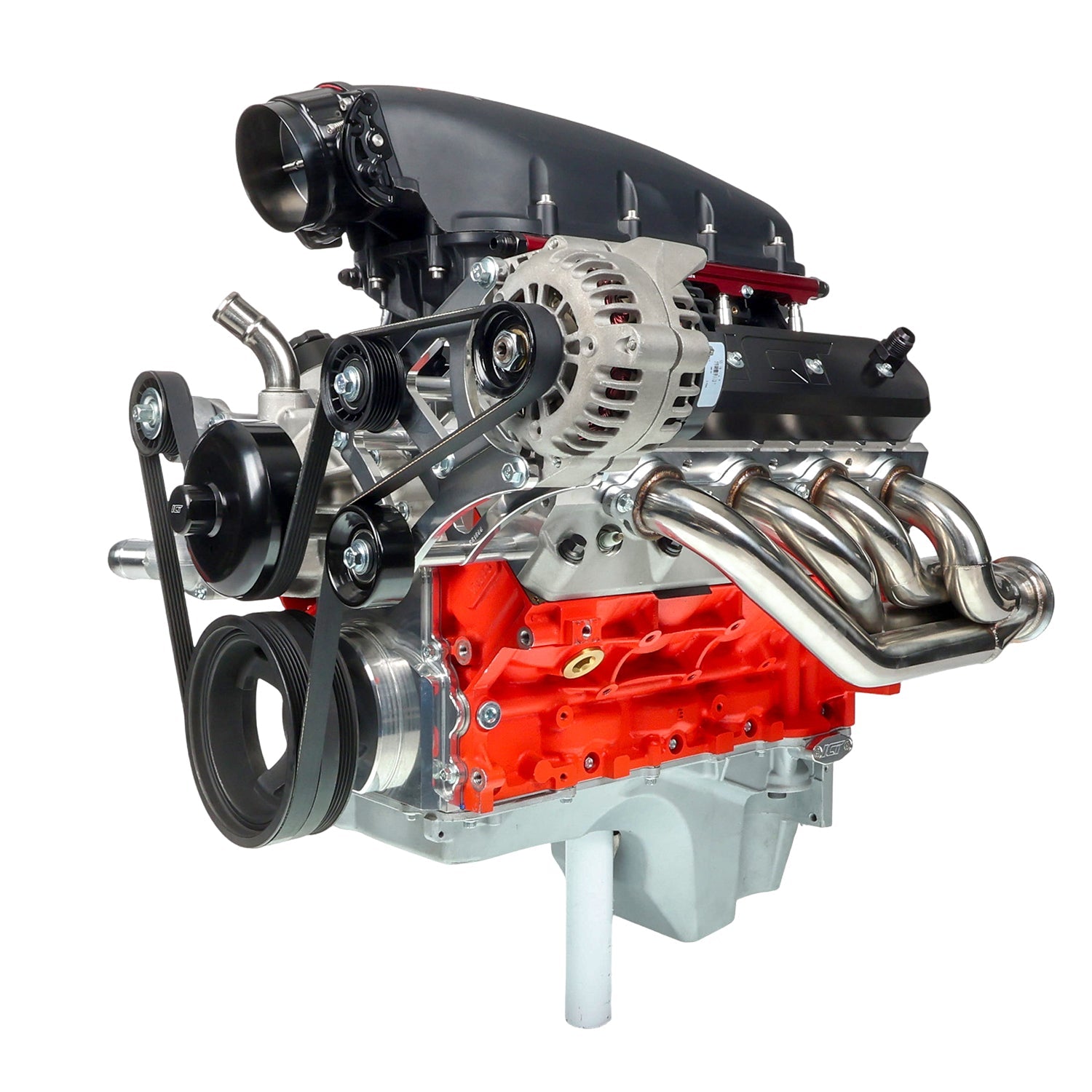 LS Truck Heavy Duty Billet Alternator Bracket Kit LSX 4.8L 5.3L 6.0L Top Driver Head Mount - ICT Billet 551566-3