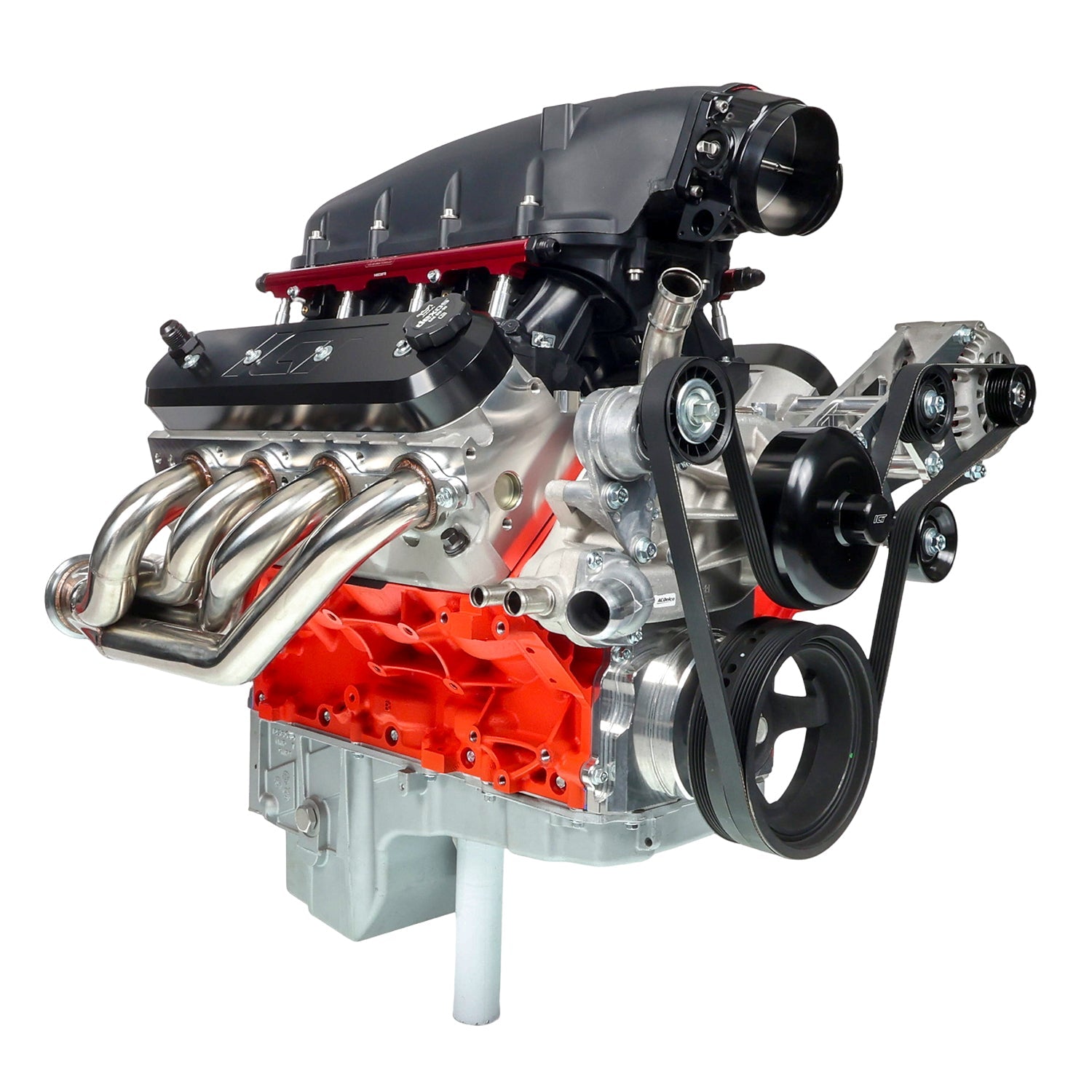 LS Truck Heavy Duty Billet Alternator Bracket Kit LSX 4.8L 5.3L 6.0L Top Driver Head Mount - ICT Billet 551566-3