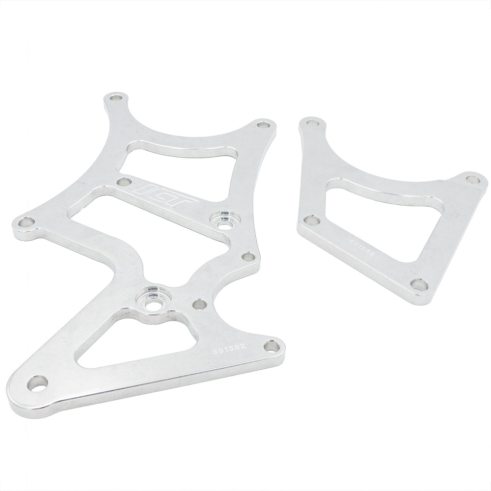 LS Truck High Mount w/ Type 2 Power Steering Pump & Alternator Bracket Kit | 551577-3 - ICT Billet LS Truck High Mount w/ Type 2 Power Steering Pump & Alternator Bracket Kit | 551577-3 - ICT Billet