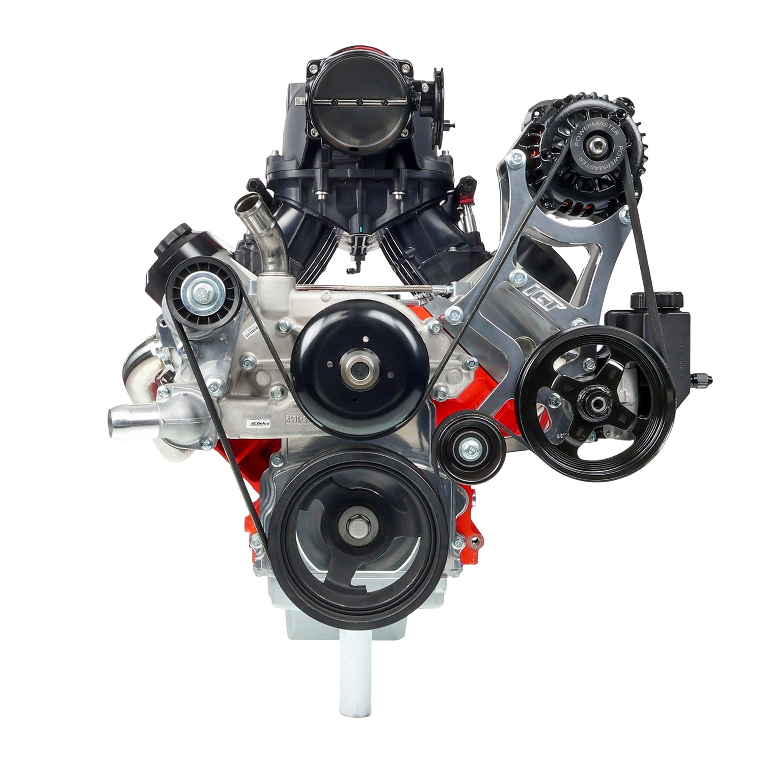 LS Truck - High Mount LS Alternator / Power Steering Pump Bracket Kit - ICT Billet 551362-3