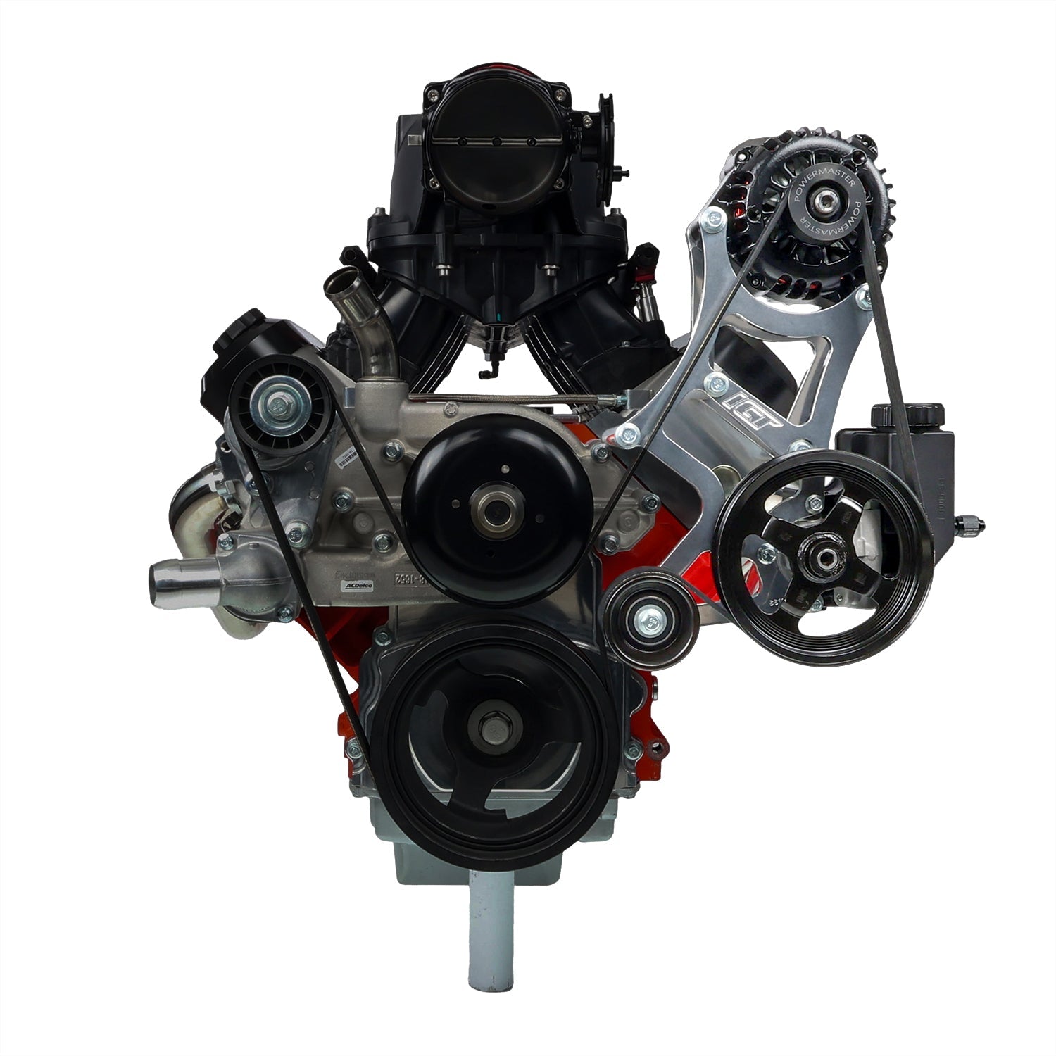 LS Truck - High Mount LS Alternator / Power Steering Pump Bracket Kit - ICT Billet 551362-3