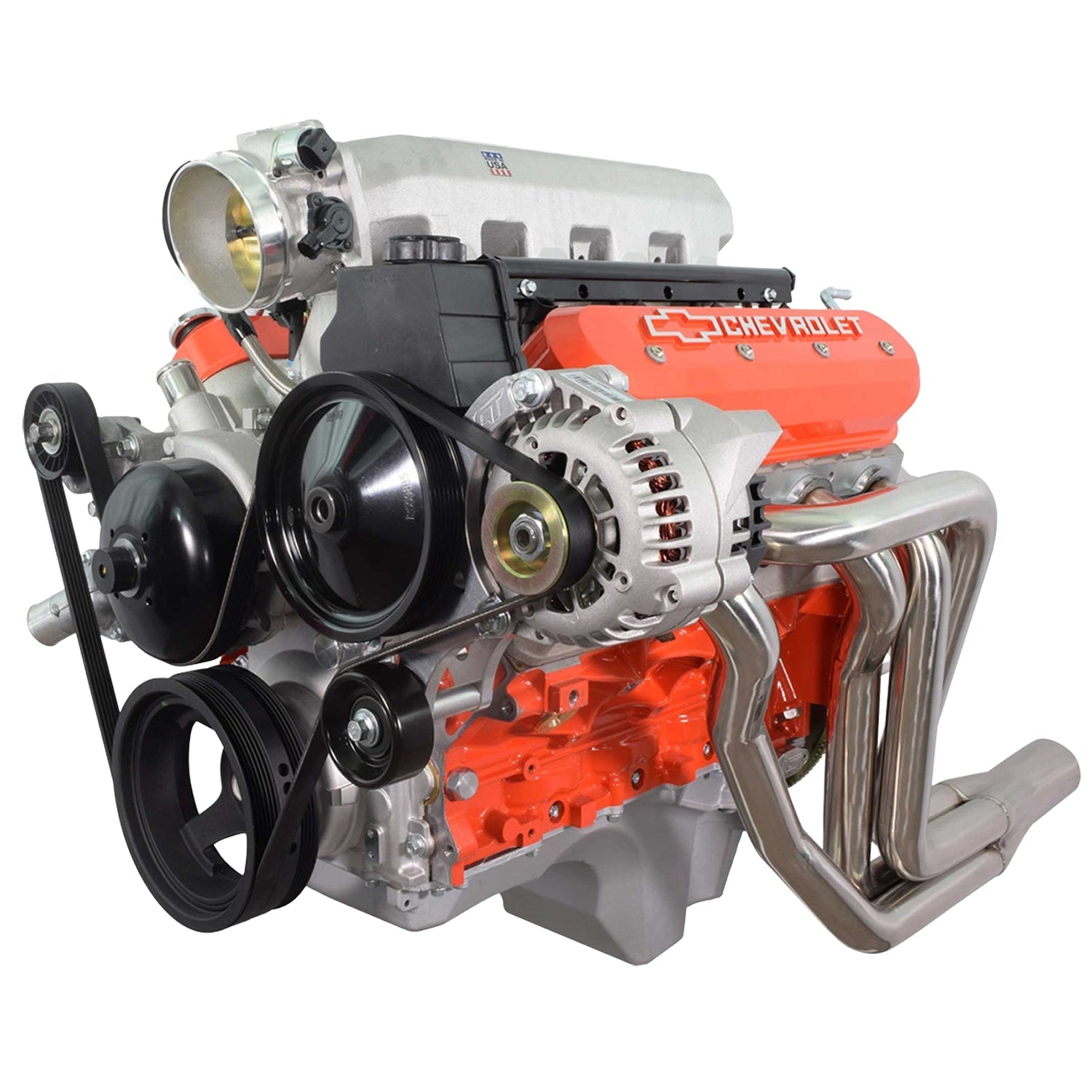 LS Truck High Mount w/ Type 2 Power Steering Pump & Alternator Bracket Kit - ICT Billet 551577-3