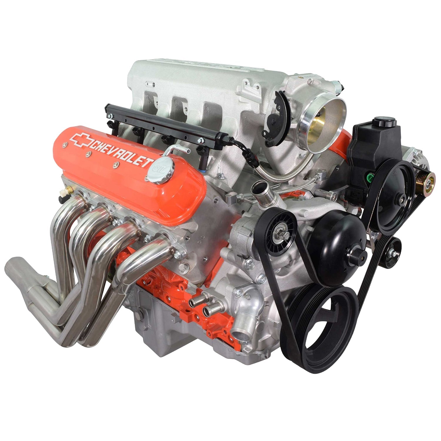 LS Truck High Mount w/ Type 2 Power Steering Pump & Alternator Bracket Kit - ICT Billet 551577-3