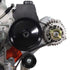 LS Truck High Mount w/ Type 2 Power Steering Pump & Alternator Bracket Kit - ICT Billet 551577-3