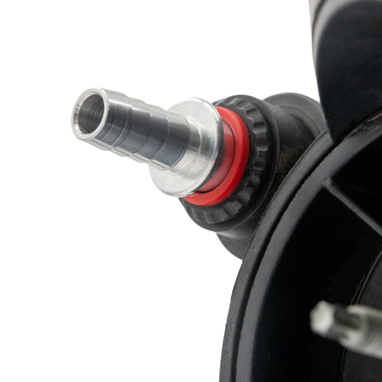 LS Truck Intake to Brake Booster Vacuum Fitting 3/8" Hose Barb - ICT Billet 551927-375BA