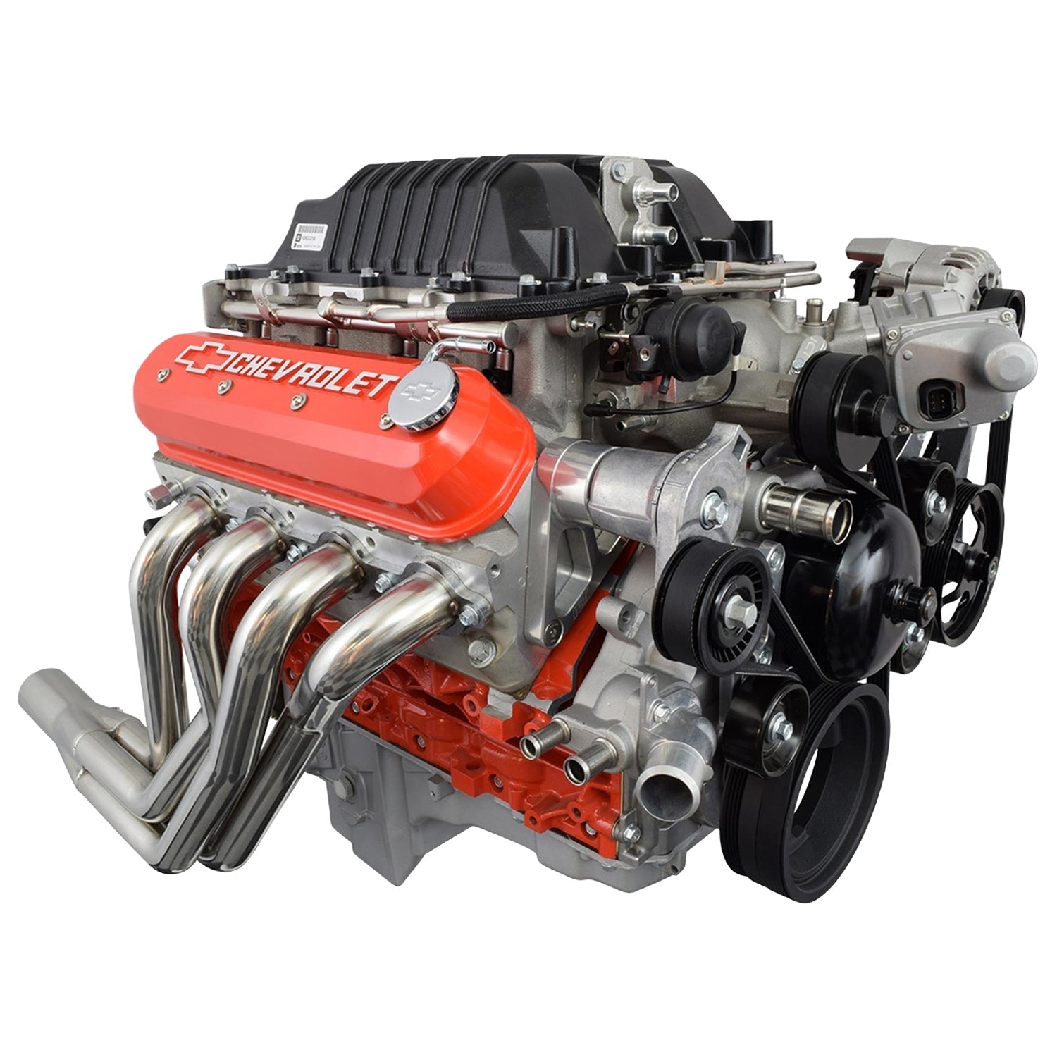 LS Truck LSA Supercharger Swap 6 rib Alternator and Power Steering Bracket Kit - ICT Billet 551787A-3