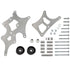 LS Truck LSA Supercharger Swap 6 rib Alternator and Power Steering Bracket Kit - ICT Billet 551787A-3