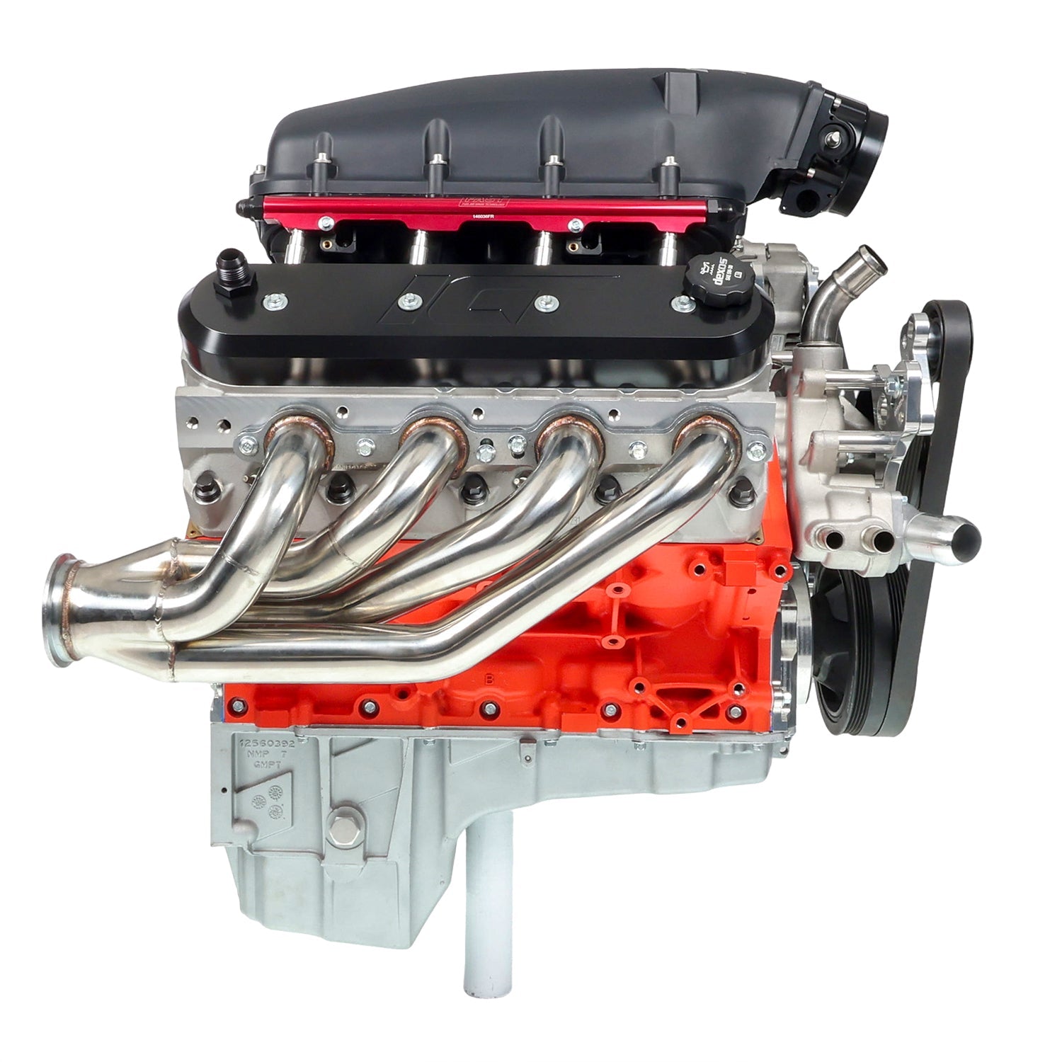 LS Truck Manual Belt Tensioner w/ Pulley LSX 4.8L 5.3L 6.0L Silverado Billet - ICT Billet 551617X-3