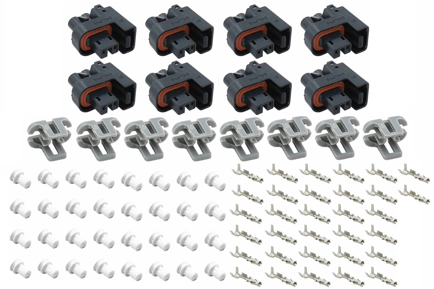 LS Truck Mini Delphi Multec 2 Fuel Injector Wire Connector Component K ...