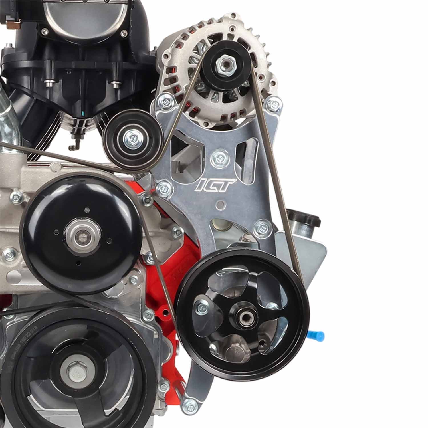 LS Truck OEM Location Alternator / Power Steering Bracket LQ4 LQ9 4.8L 5.3L 6.0L - ICT Billet 551777