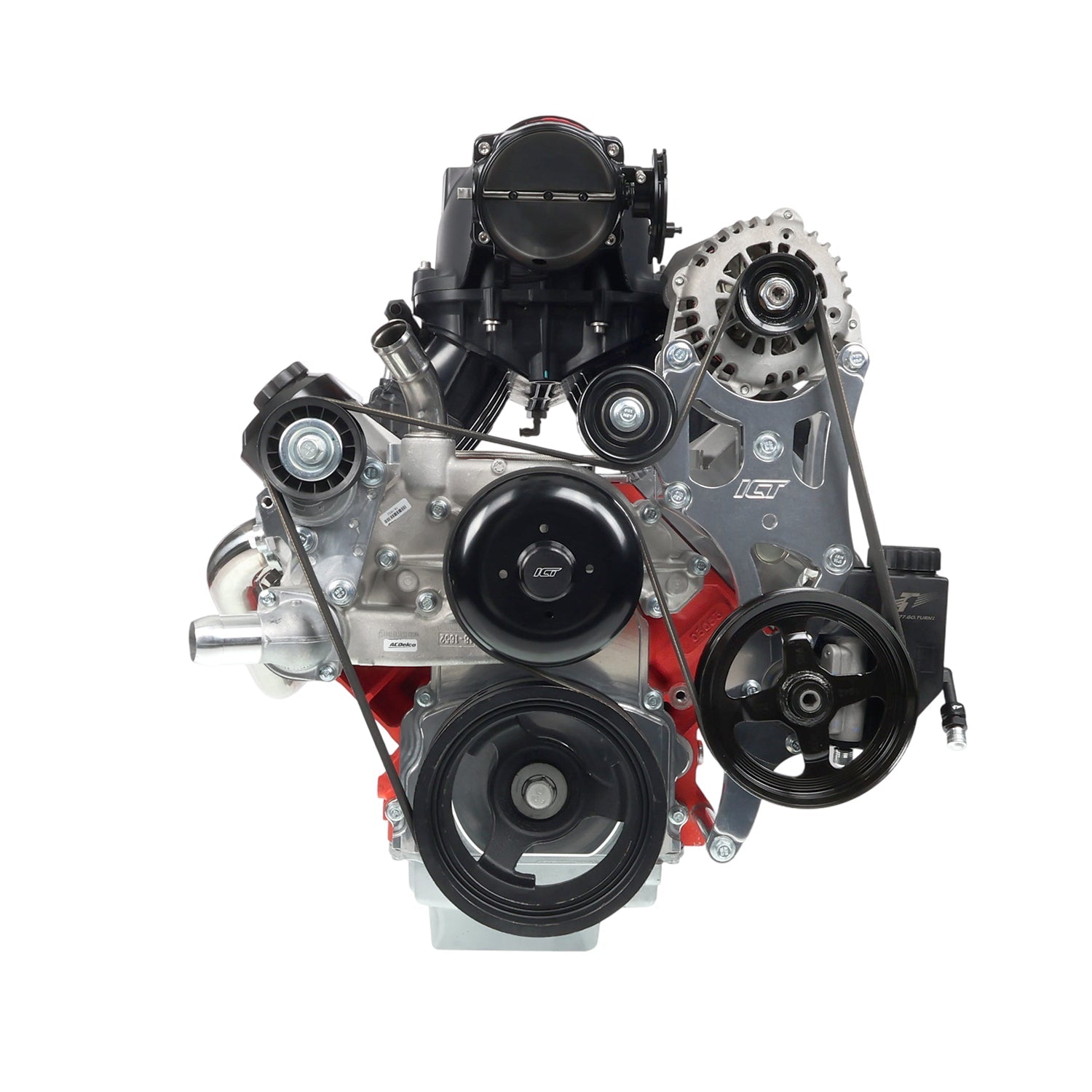 LS Truck OEM Location Alternator / Power Steering Bracket - Type 2 - ICT Billet 551777T2-3