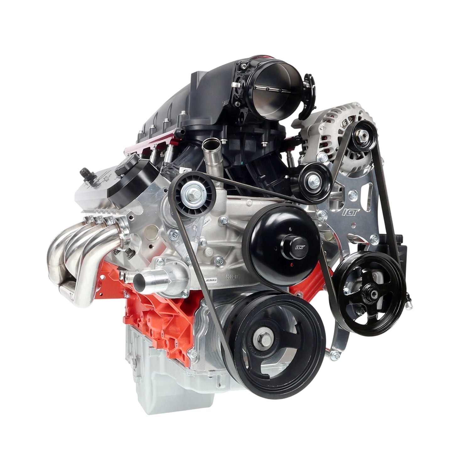 LS Truck OEM Location Alternator / Power Steering Bracket - Type 2 - ICT Billet 551777T2-3
