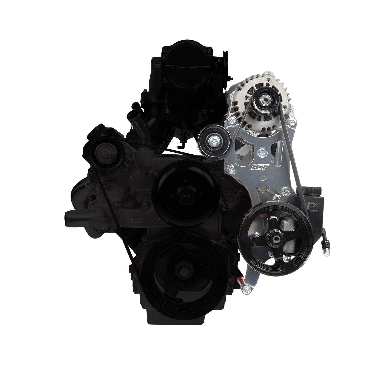 LS Truck OEM Location Alternator / Power Steering Bracket - Type 2 - ICT Billet 551777T2-3