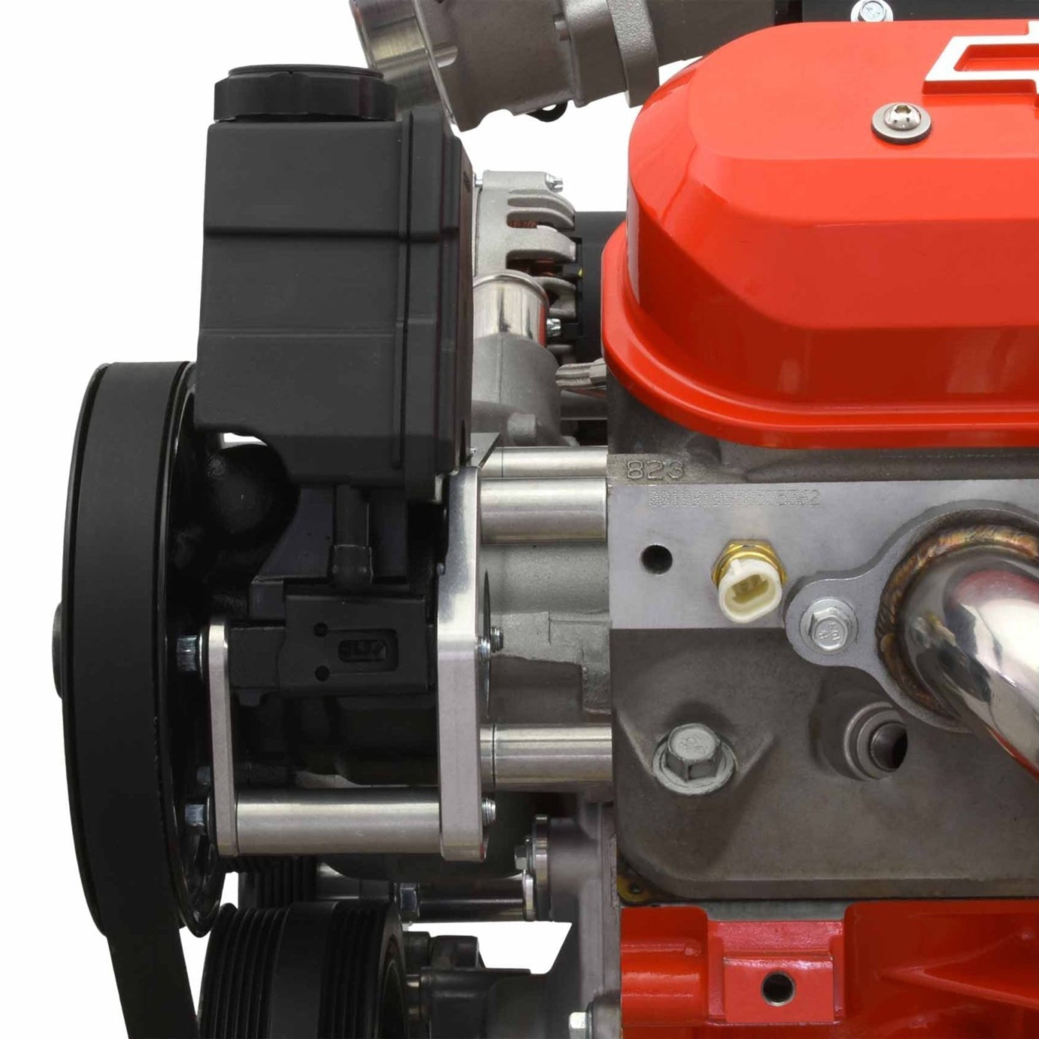 LS Truck Power Steering Bracket Kit Swap 5.3L 6.0L 4.8L (LS1 Camaro PS Pump) - ICT Billet 551785-3