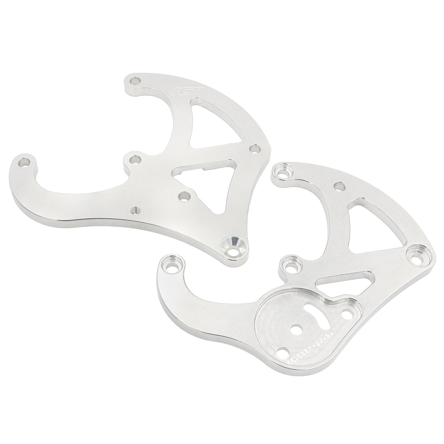 LS Truck R4 A/C Air Conditioner Compressor Bracket Kit SUV LSX AC (LS3 Camaro) - ICT Billet 551585X-3