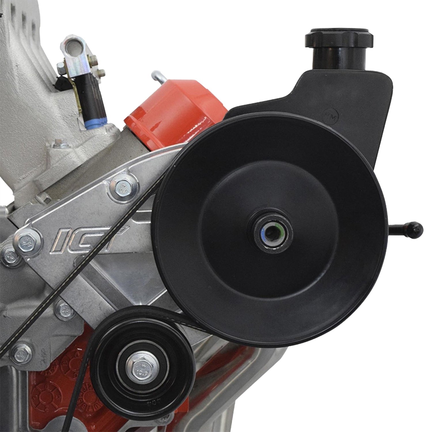 LS Truck Saginaw High Mount Power Steering Pump Bracket Kit LQ4 LQ9 L33 LR4 LY6 - ICT Billet 551706-3