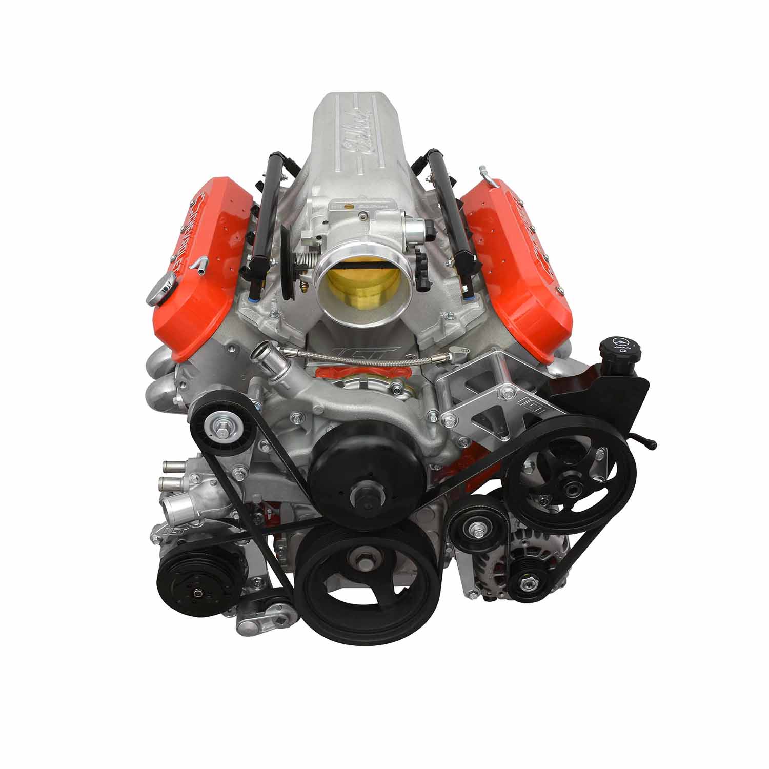LS Truck Saginaw Power Steering Pump & Alternator Bracket Kit - ICT Billet 551778LS0-3