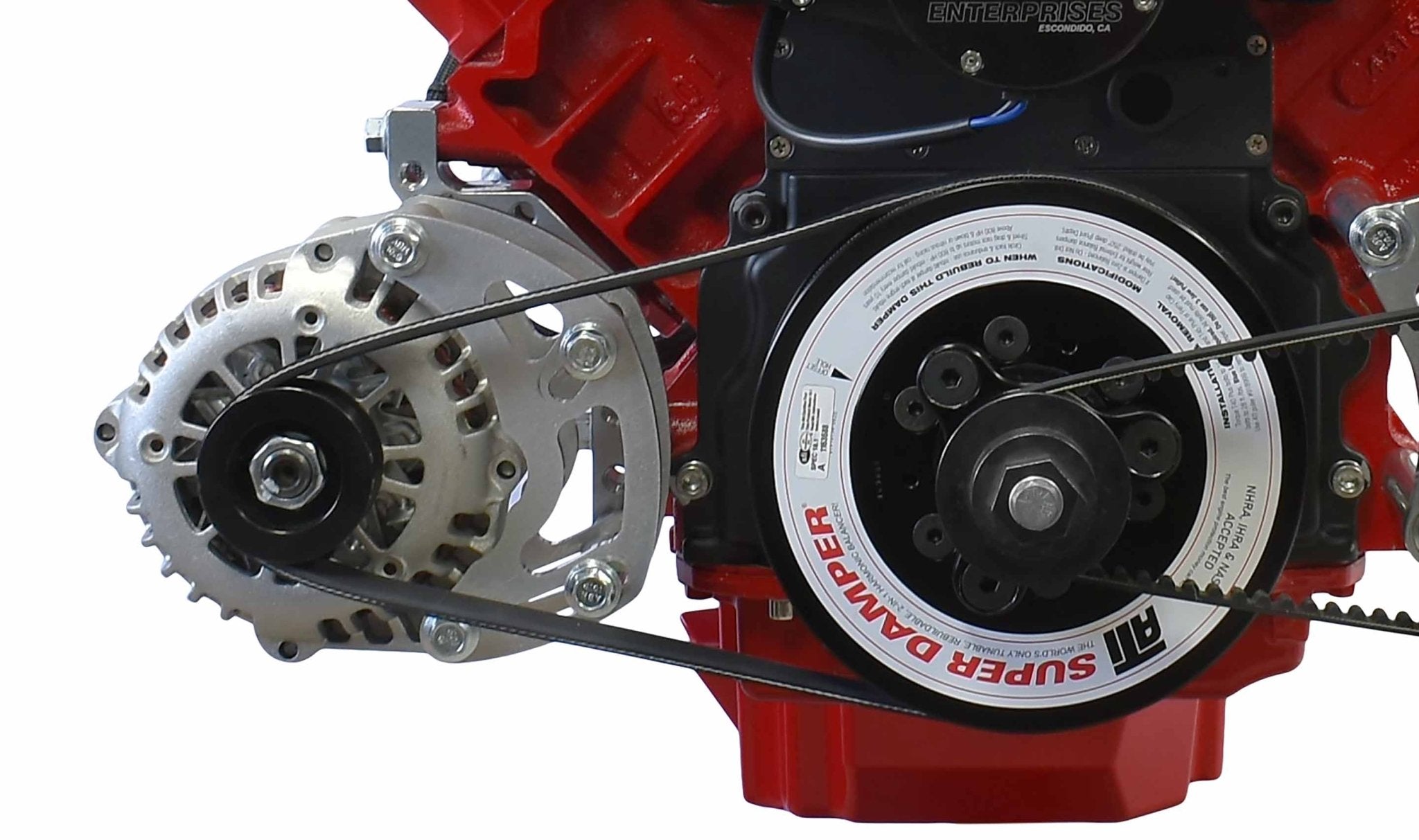 ICT Billet LS Truck HD Alternator Bracket – Passenger Side – For Electric Or Remote Water Pump – 551136-3