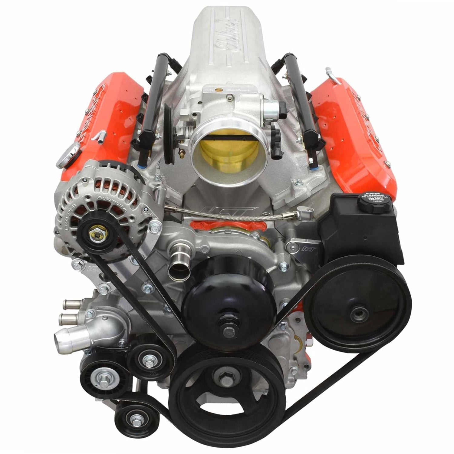 LS Truck Turbo - Alternator / Power Steering Bracket Kit for LS1 LS3 Water Pump - ICT Billet 551565LS0WP-3