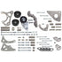 LS Truck Turbo - Alternator / Power Steering Bracket Kit for LS1 LS3 Water Pump - ICT Billet 551565LS0WP-3
